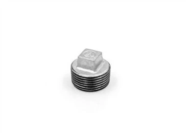 Stecker aus Temperguss mit quadratischem Kopf